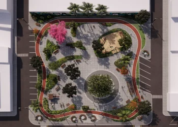 Prefeitura de Petrolândia abre licitação de  R$ 800 mil para construção da Praça do JUPI; projeto terá fonte interativa e mural artístico
