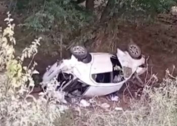 Vereador de Orocó fica ferido e passageiro morre após capotamento na BR-316, em Floresta