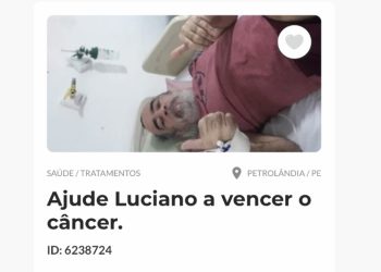 Família do petrolandense Luciano Calaça, diagnosticado com câncer de reto, realiza vaquinha para custear tratamento